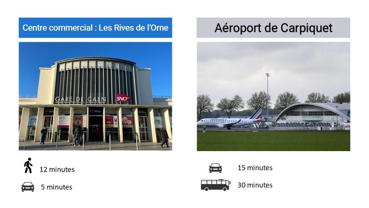 Cocon Cosy Et Verdoyant - Private Parking, Breakfast, Wifi, Netflix Caen Extérieur photo